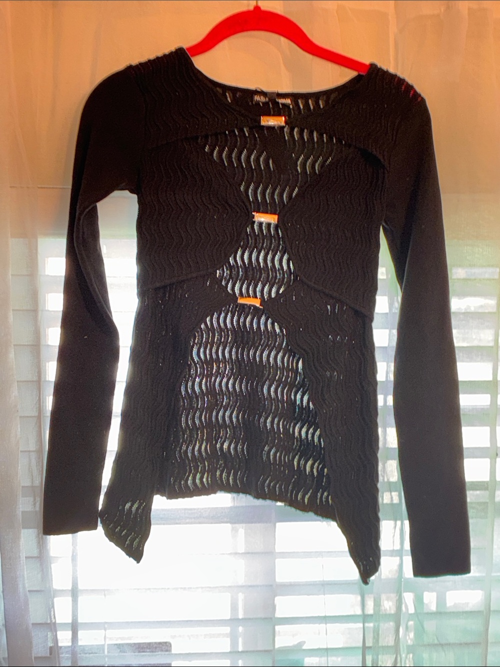Fashion Nova Come My Way Hardware Sweater Top, Size: XS, NWT